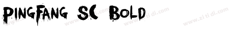 PingFang SC Bold字体转换